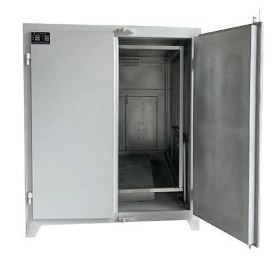 Horno de Curado de Gabinete por Lotes Eléctrico para Recubrimiento en Polvo